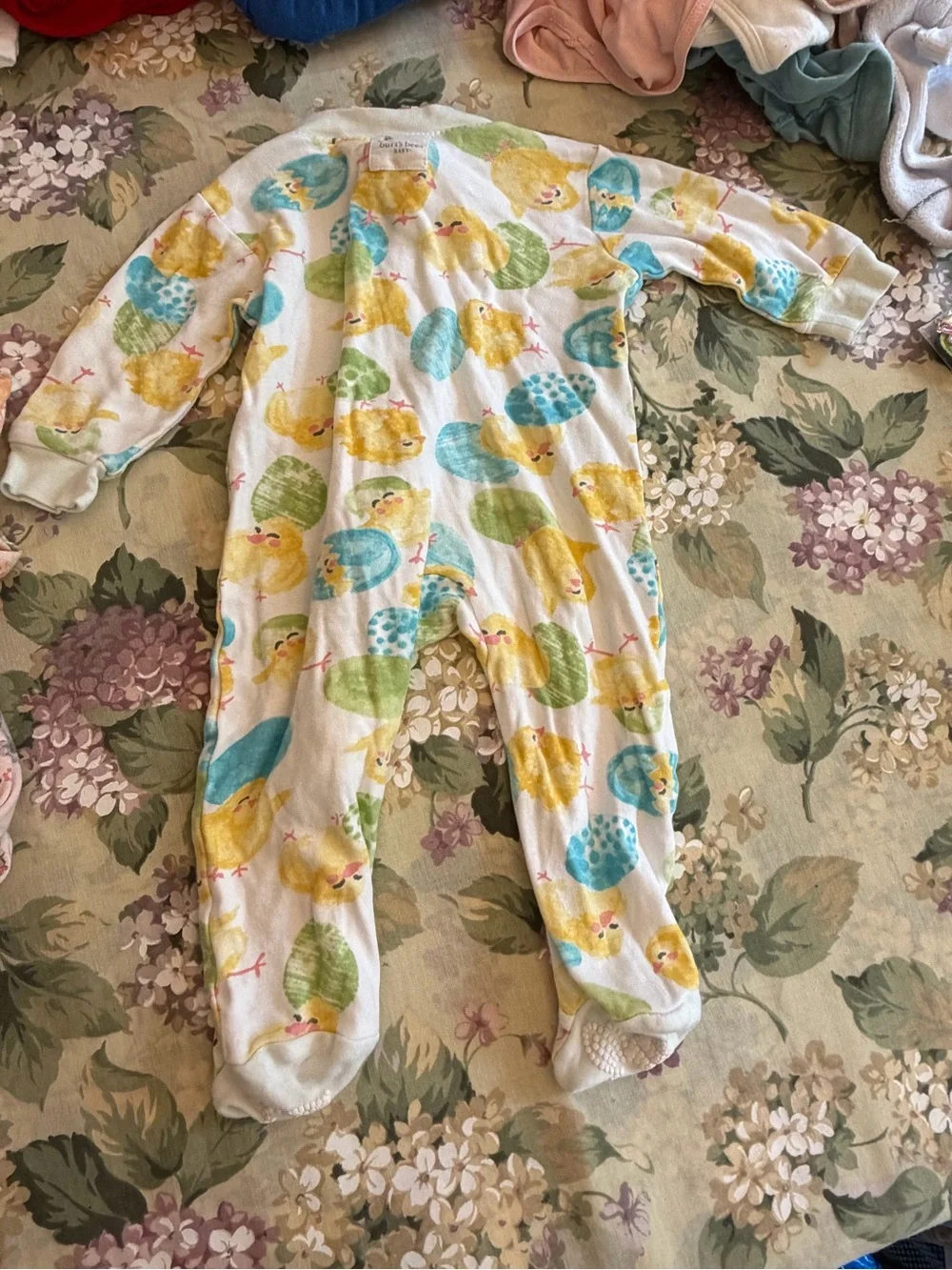 Burt's Bees Baby Multi-Color Animal & Duck Footed Pajama  3 sleeper Set
